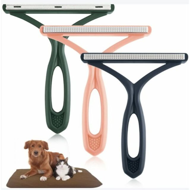 solution pour enlever les poils d'animaux sur le canapé Brosse Ramasse poil chat et chien