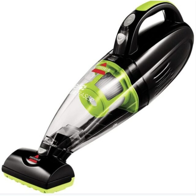 solution pour enlever les poils d'animaux sur le canapé Bissel Pet Hair Eraser 1987N aspirateur à main 