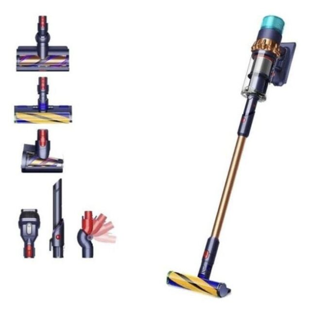 solution pour enlever les poils d'animaux sur le canapé Dyson Gen 5 DT Absolute Midnight Blue / Copper