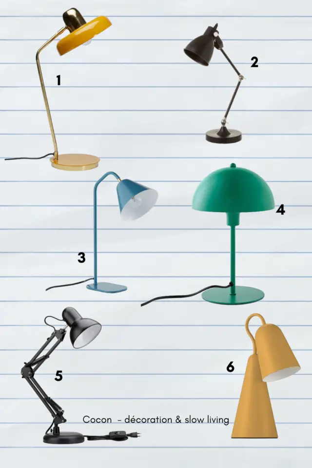 indispensable bureaux lampe luminaires sélection shopping 