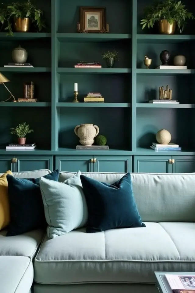 couleur tendance 2026 bleu sarcelle intérieur calme profond ressourçant 