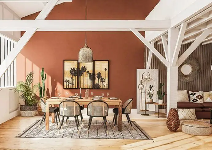 déco moderne salon salle a manger aménagement mobilier couleur harmonie