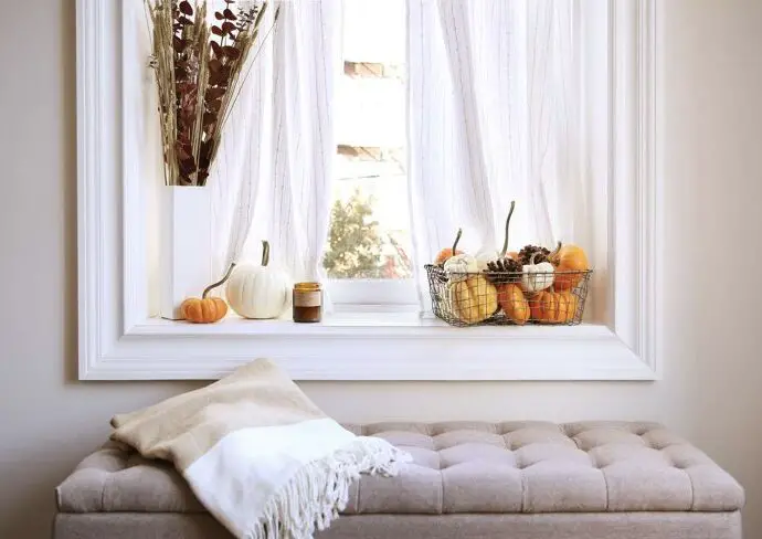 décoration d'automne fenêtre 10 idées DIY à copier bricolage facile