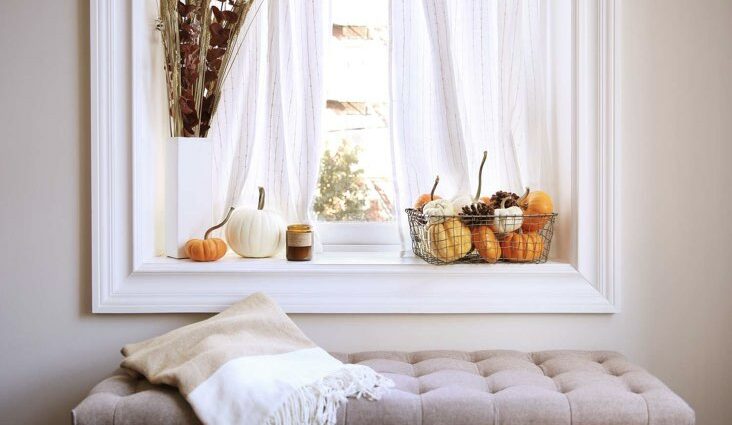 décoration d'automne fenêtre 10 idées DIY à copier bricolage facile