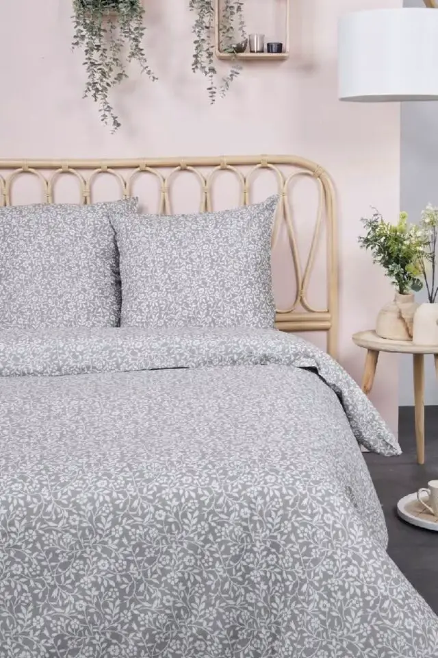 Indian flowers eden - Parure de lit 2 personnes imprimé floral coton