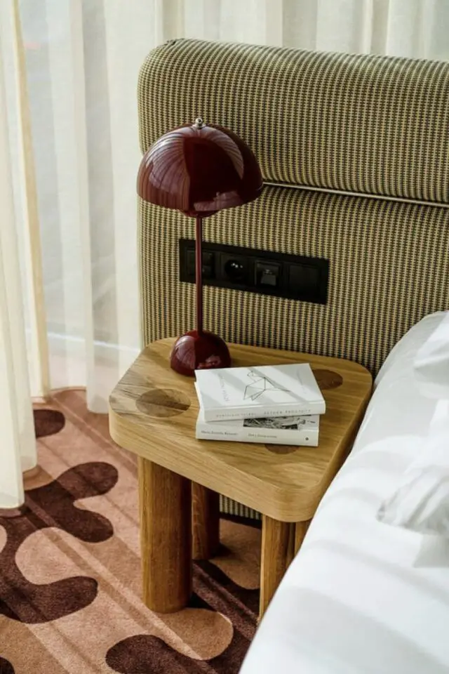 bordeaux décoration intérieure chic chambre adulte lampe design champignon bordeaux décoration intérieure chic chambre adulte lampe design champignon