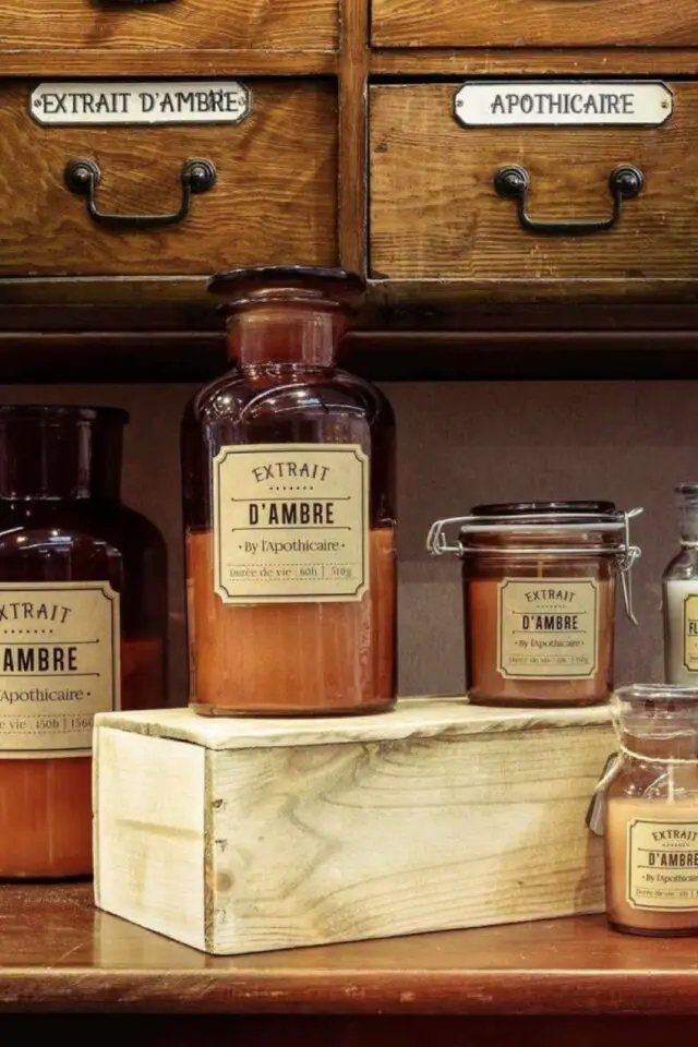 Bougie parfumée Apothicaire 14.5 x 25.7 cm Ambre