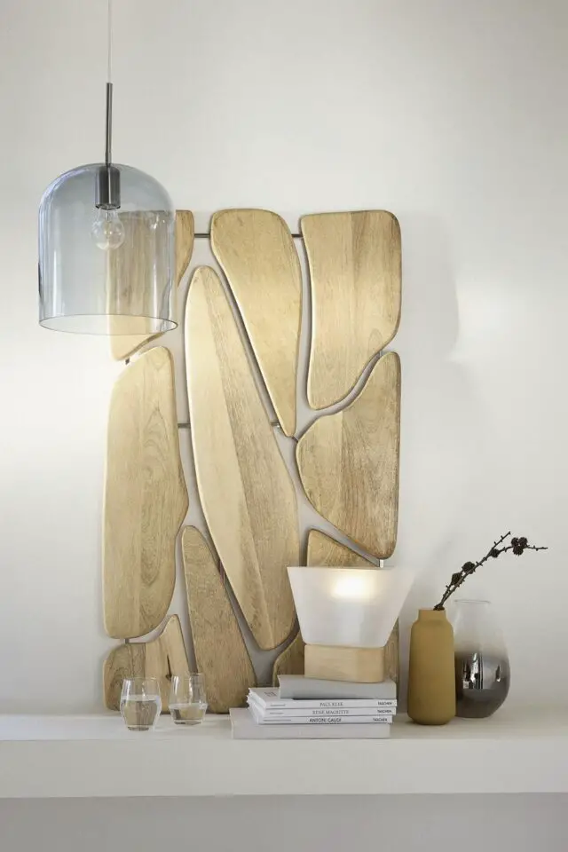 Vase en grès jaune moutarde H24