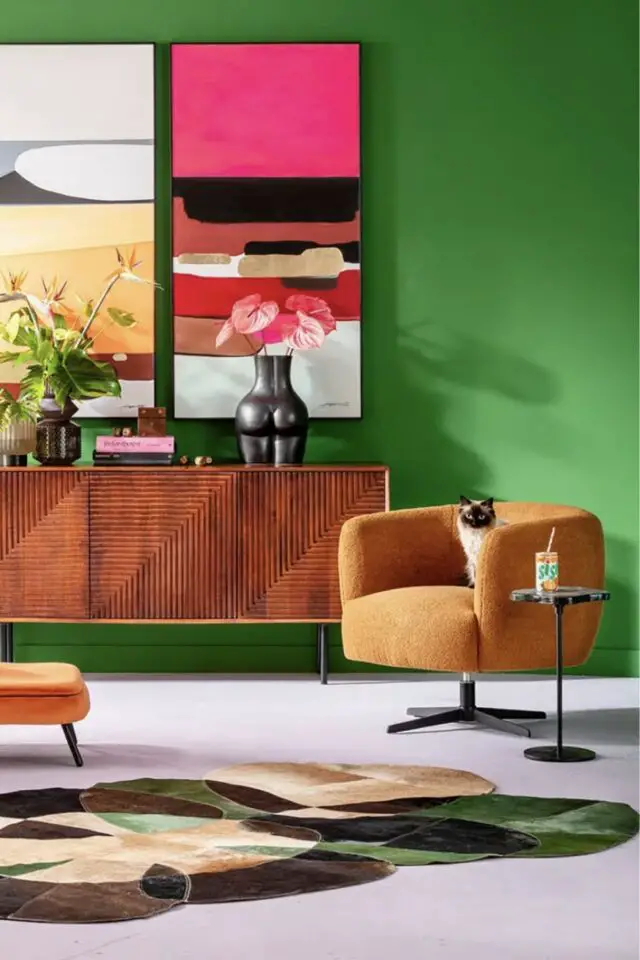 Fauteuil pivotant Fuzzy marron Kare Design Fauteuil pivotant Fuzzy marron Kare Design