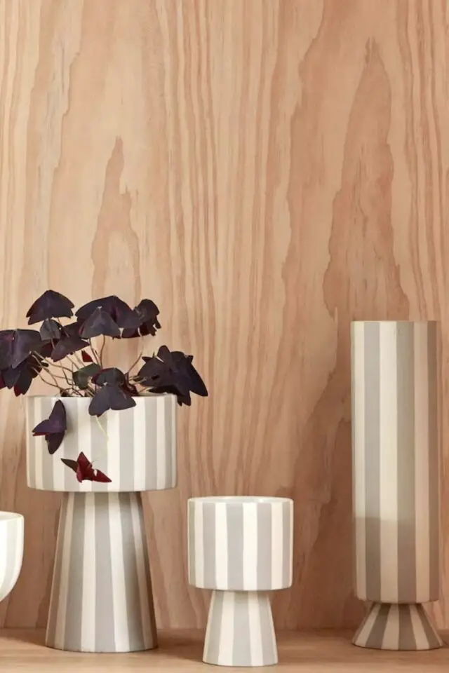 Pot de fleurs gris en grès Ø10xH15cm Oyoy design Pot de fleurs gris en grès Ø10xH15cm Oyoy design