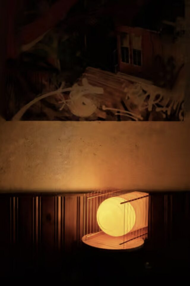 Lampe de table Lop Small Square plastique Lampe de table Lop Small Square plastique