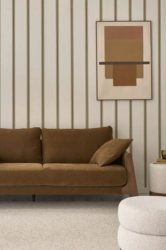 canapé Berah Getah Ondine couleur bronze chic et élégant accoudoir en bois design canapé Berah Getah Ondine couleur bronze chic et élégant accoudoir en bois design