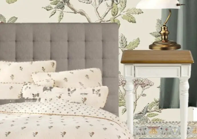 déco chambre champêtre cottage anglais inspiration facile à copier