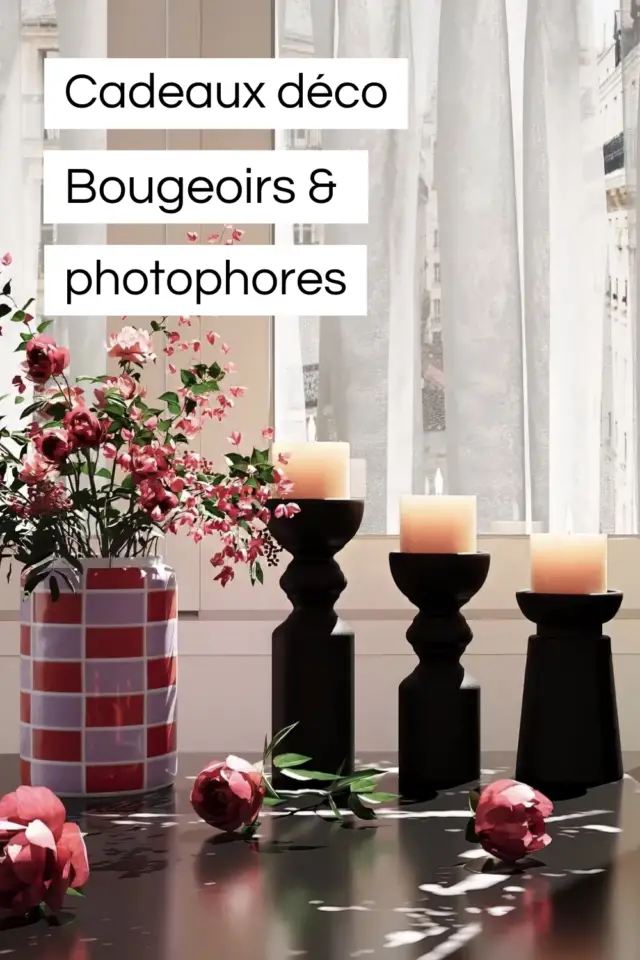 décoration à offrir idées bougeoirs et photophores