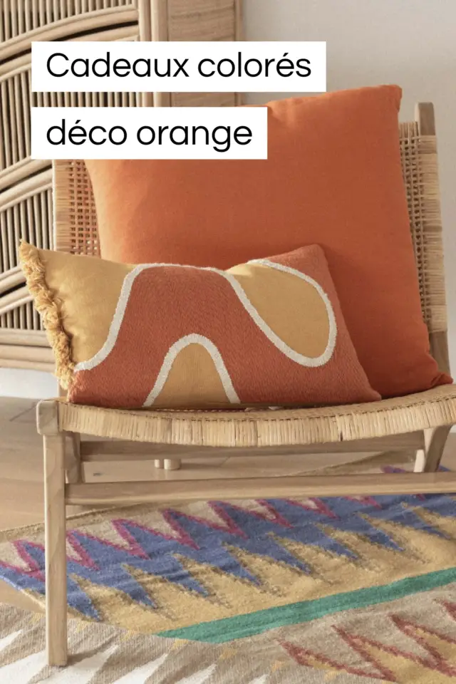 décoration à offrir idées couleur orange