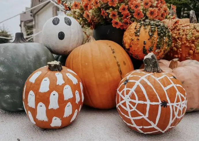 Halloween DIY peinture citrouilles 20 modèles à copier