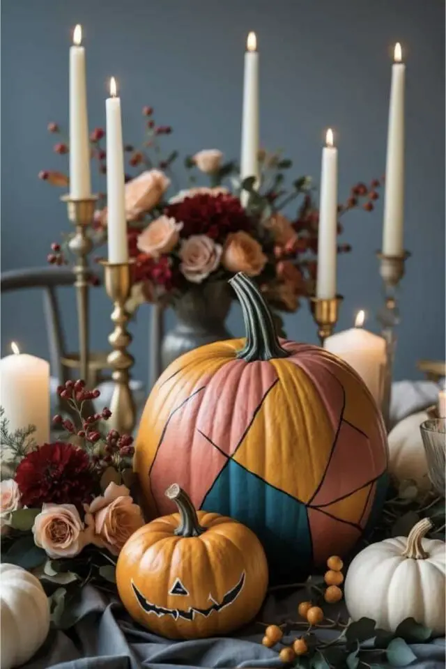 Halloween décor citrouille peinture l'Etrange Noël de Mister Jack idée sympa à faire soi-même bricolage loisir créatif adulte Halloween décor citrouille peinture l'Etrange Noël de Mister Jack idée sympa à faire soi-même bricolage loisir créatif adulte