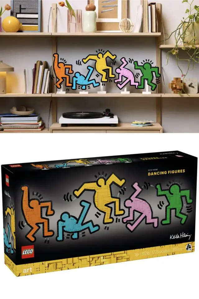 LEGO Art - Keith Haring : Les Figures Dansantes 31216 - Kit de Construction Créatif