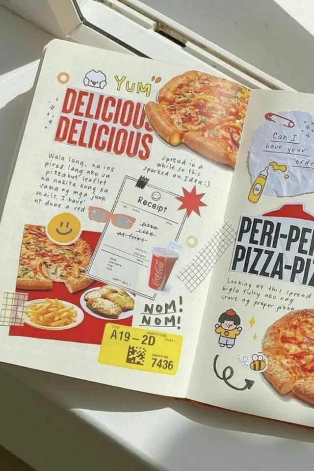 carnet de recettes illustré idée à copier alternative au dessin découpage scrapbooking facile carnet de recettes illustré idée à copier alternative au dessin découpage scrapbooking facile