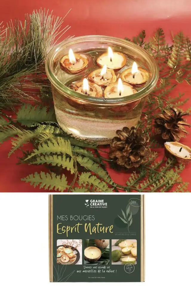 Kit DIY bougies esprit nature