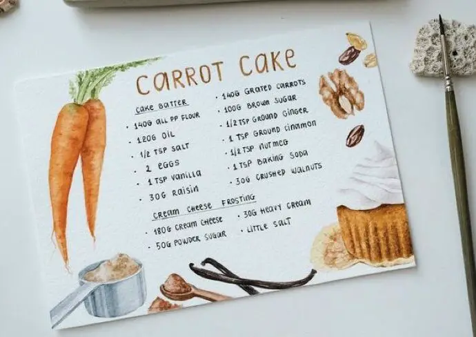 livre de recette DIY carnet illustré journaling créatif idées à copier