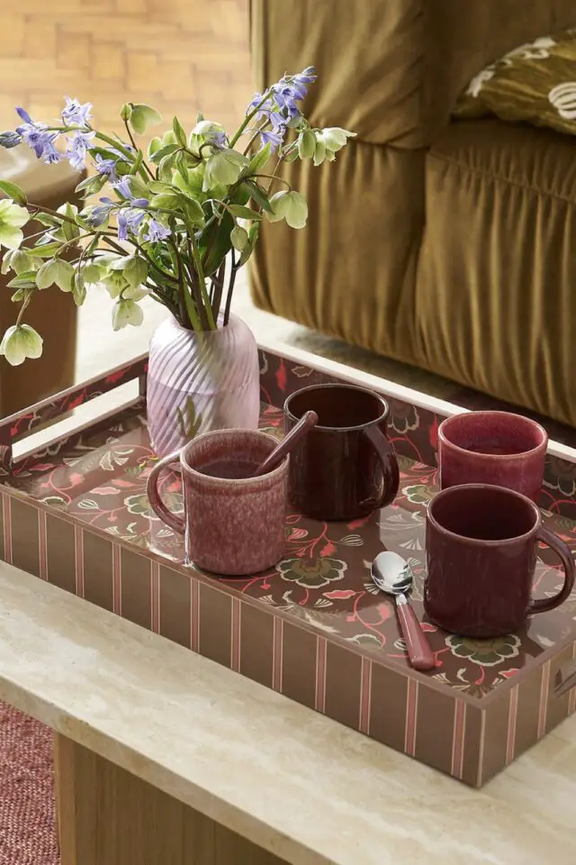 Plateau rectangulaire imprimé