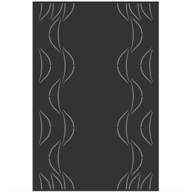 Plaque Murale Eole Noir L80 H120 Plaque Murale Eole Noir L80 H120