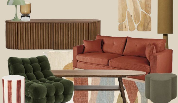 salon style organique chic idée shopping planche inspirations à copier