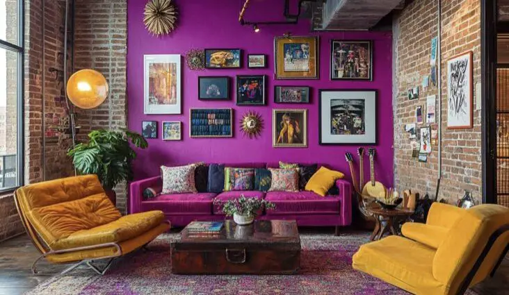 association jaune et fuchsia 14 exemples déco à copier