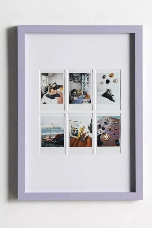 cadre photo original décoration murale peinture polaroid facile fond feuille blanche cadre photo original décoration murale peinture polaroid facile fond feuille blanche