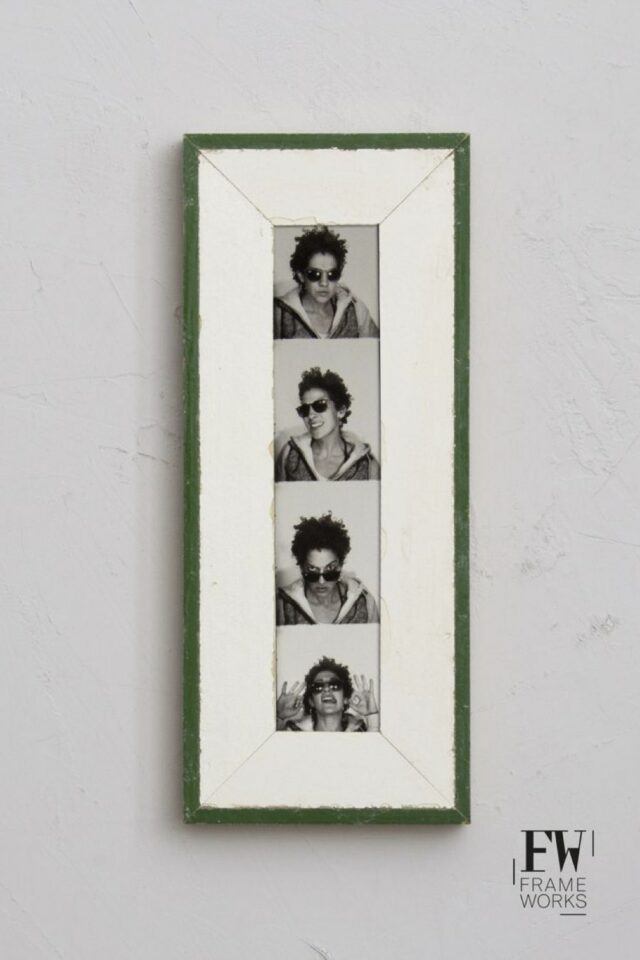 cadre photo original décoration murale idéal photomaton avec passe-partout vertical couleur vert cadre photo original décoration murale idéal photomaton avec passe-partout vertical couleur vert