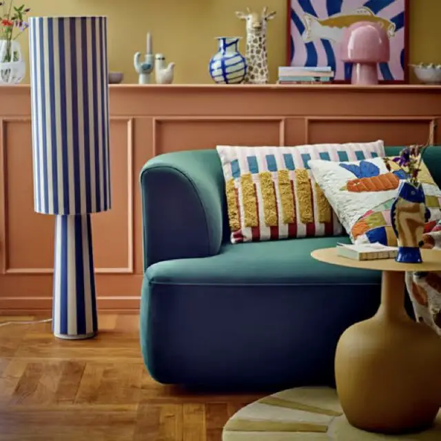 Canapé 2 places Morgan vert / L 165 cm - Velours