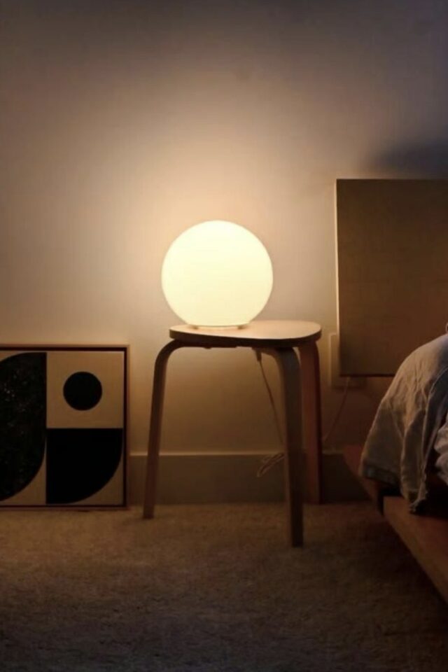 déco chambre tendances 2026 luminaire lampe de chevet globe rond simple et cosy déco chambre tendances 2026 luminaire lampe de chevet globe rond simple et cosy
