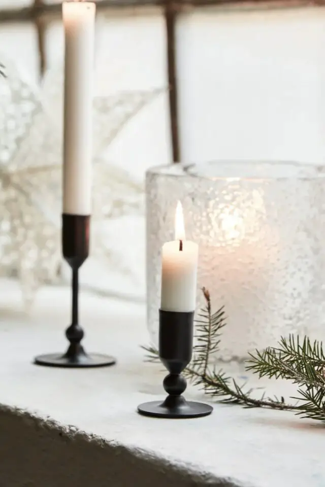 déco noël haut de gamme House Doctor Bougeoir noir déco noël haut de gamme House Doctor Bougeoir noir