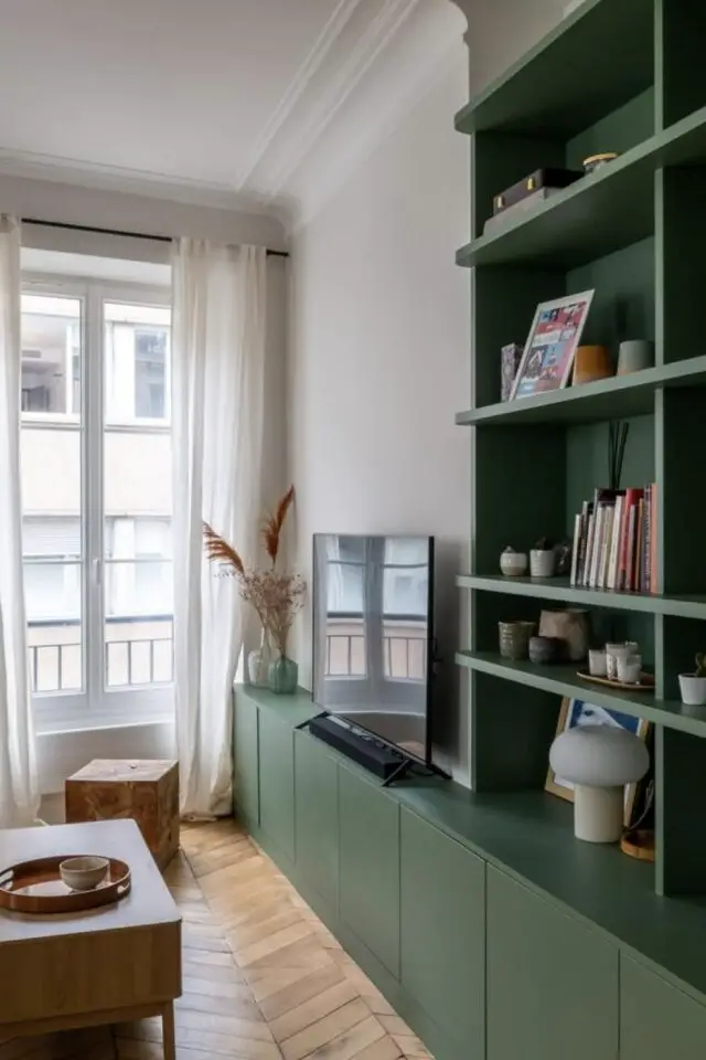 décoration murale télévision salon meuble sur mesure bibliothèque rangement appartement décoration murale télévision salon meuble sur mesure bibliothèque rangement appartement