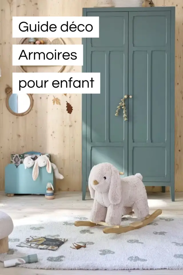 guide déco chambre enfant armoire à vêtements moderne petite taille 