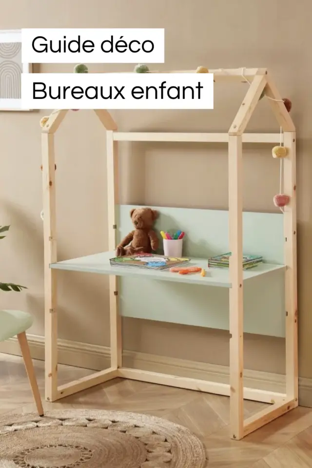 guide déco chambre enfant petit bureaux adaptés sléection shopping 