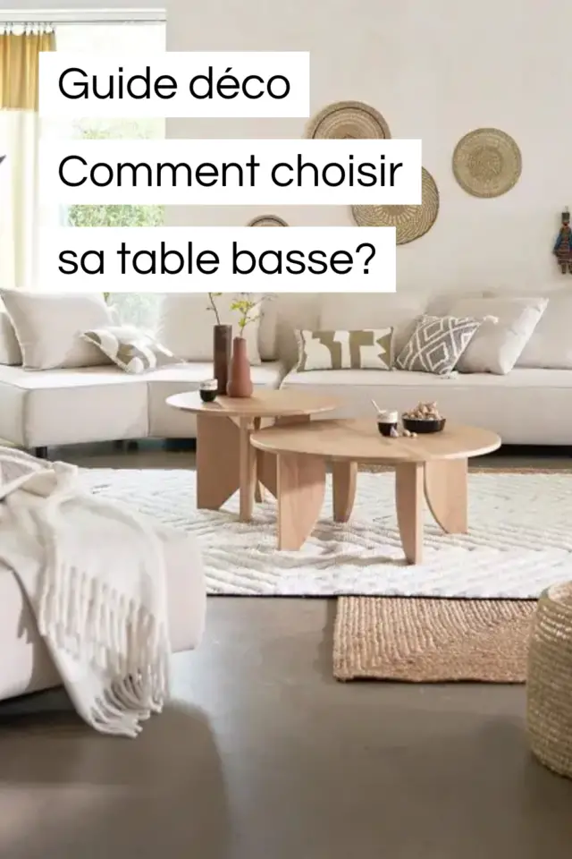 guide déco meuble salon bien choisir table basse