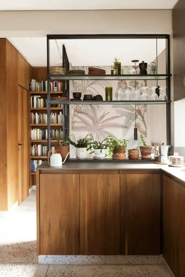 passe-plat cuisine moderne étagère bibliothèque rangement dessus îlot en épis montant métal noir chic et élégant passe-plat cuisine moderne étagère bibliothèque rangement dessus îlot en épis montant métal noir chic et élégant