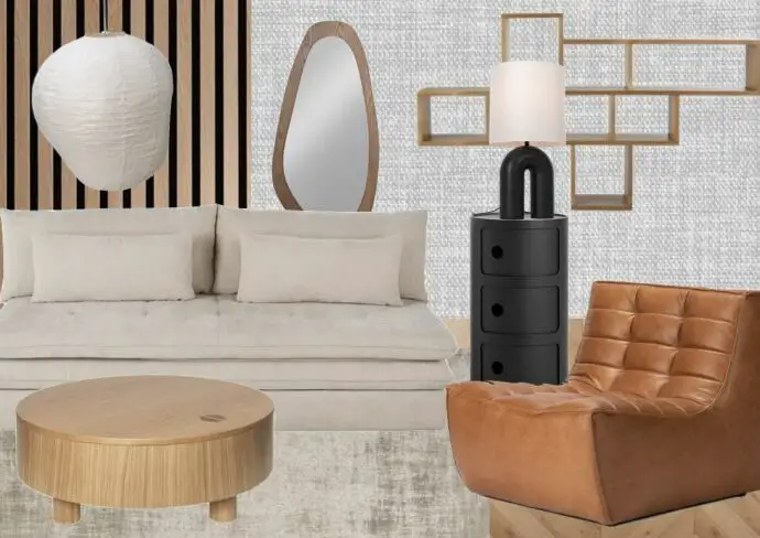 petit salon chic et confortable meuble malin canapé convertible couleurs élégantes