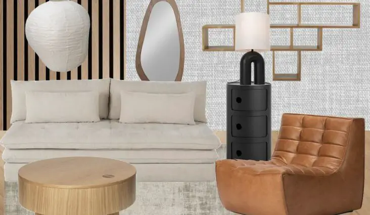 petit salon chic et confortable meuble malin canapé convertible couleurs élégantes