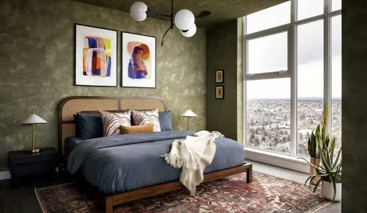 tendances déco chambre adulte 2026 couleurs mobilier aménagement luminaires idées à copier