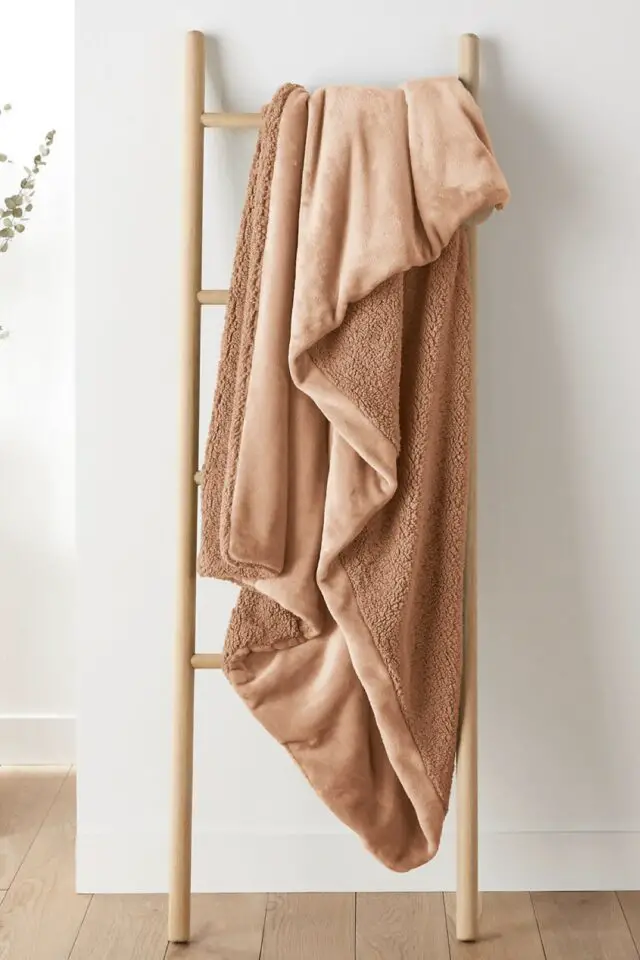 Plaid polaire et sherpa Plaid polaire et sherpa