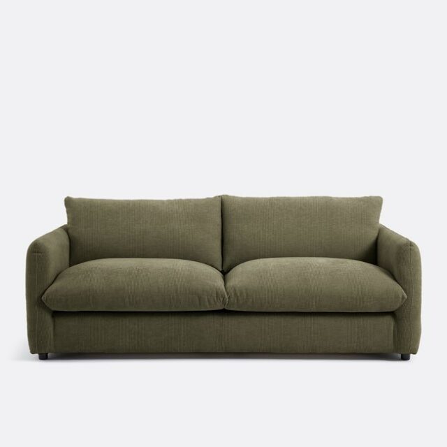 Canapé convertible 2, 3, 4 pl., velours gaufré