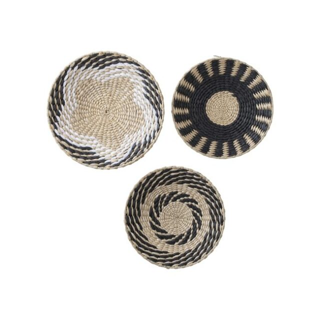 Décoration murale en fibres naturelles