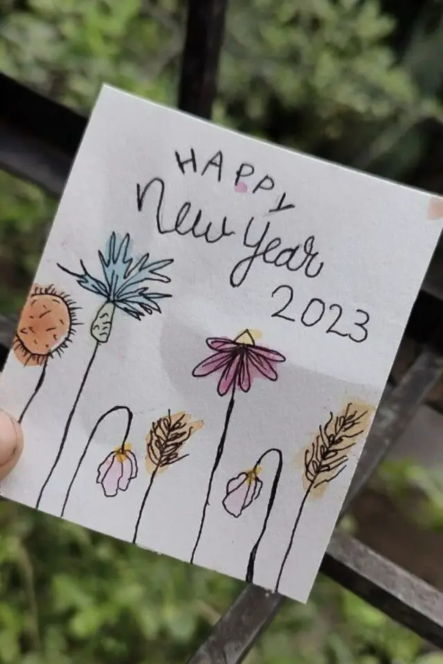 déco de nouvel an activité manuelle enfant carte de voeux à offrir à la famille bricolage facile déco de nouvel an activité manuelle enfant carte de voeux à offrir à la famille bricolage facile