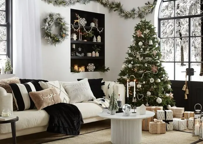 décoration intérieure inspirée des films de noël