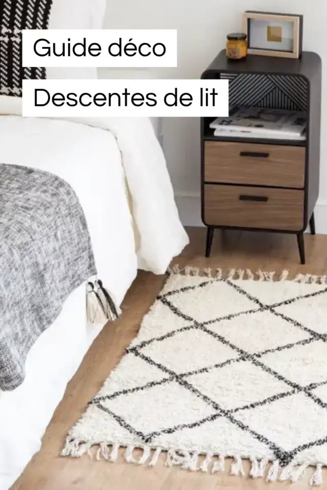 guide déco chambre adulte descente de lit petit tapis cosy et moderne sélection shopping 