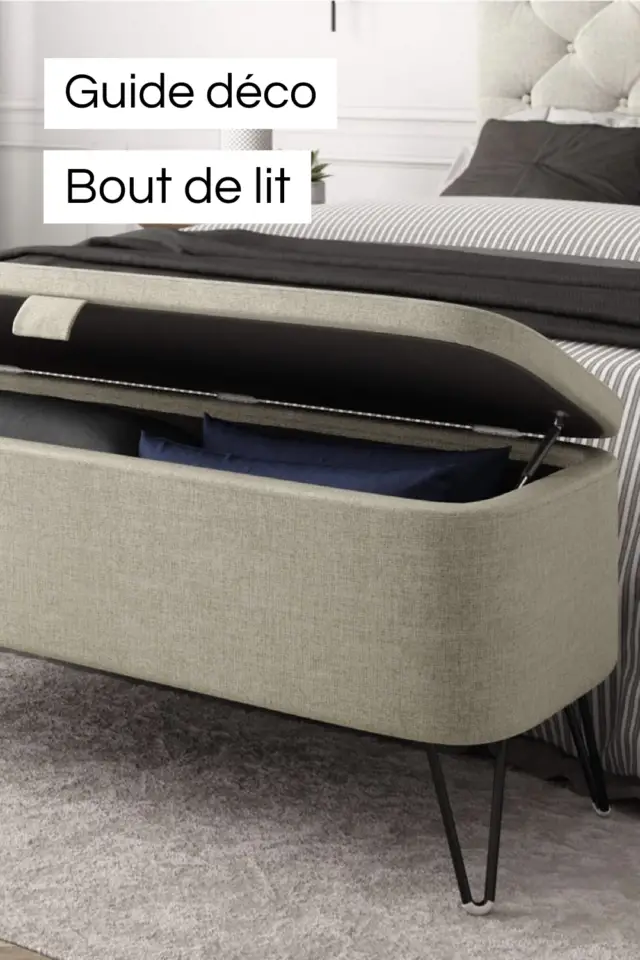 guide déco chambre adulte petit meuble d'appoint bout de lit pratique coffre 
