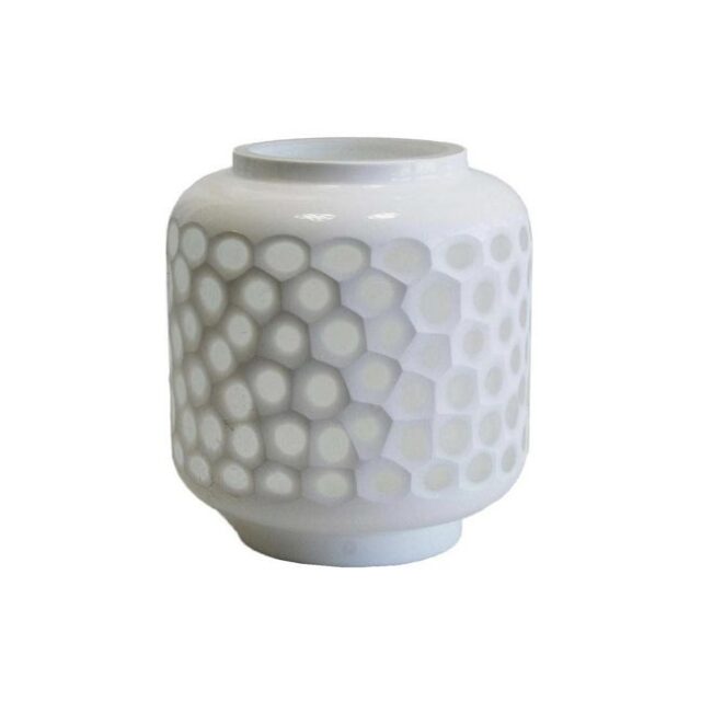 Photophore en verre blanc mat – Ambiance cosy et lumineuse Photophore en verre blanc mat – Ambiance cosy et lumineuse